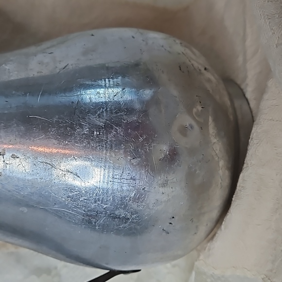 Vintage Shabby Chic / French Country Aluminum Hand Held Pitcher - Picture 8 of 9